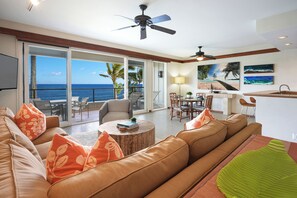 Smart TV, DVD player - Whalers Cove 223 Breathtaking Ocean & Coastal views (Poipu)