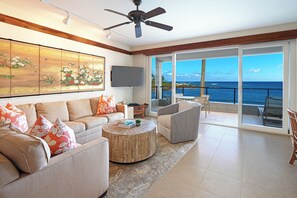 Smart TV, DVD player - Whalers Cove 223 Breathtaking Ocean & Coastal views (Poipu)