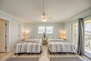 2 bedrooms, iron/ironing board, WiFi (free), bed sheets
