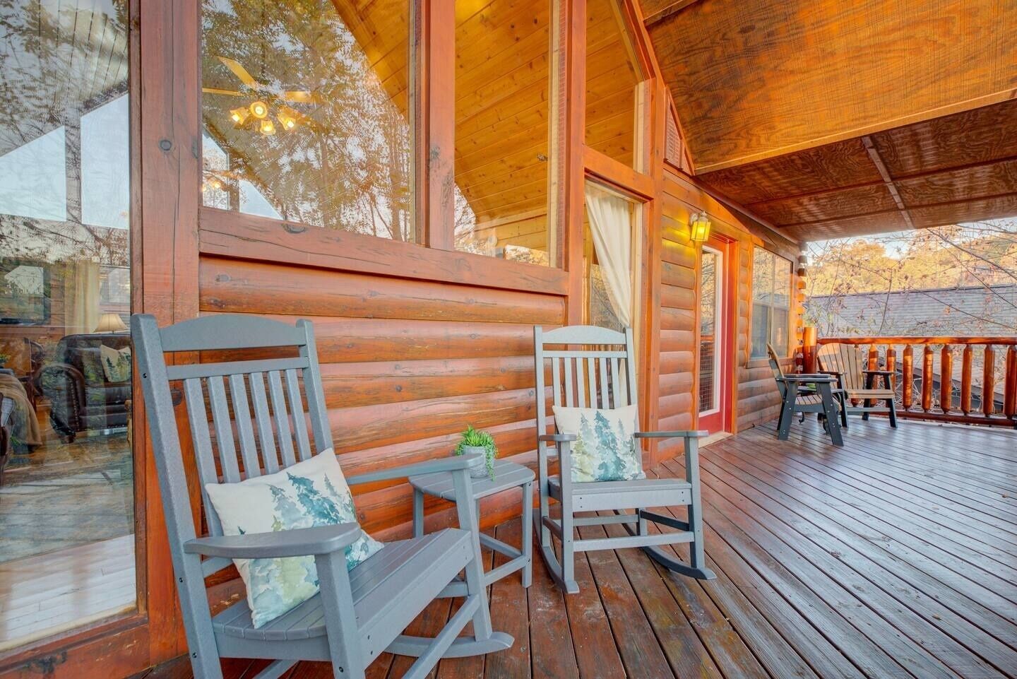 Cabin, 4 Bedrooms | Terrace/patio