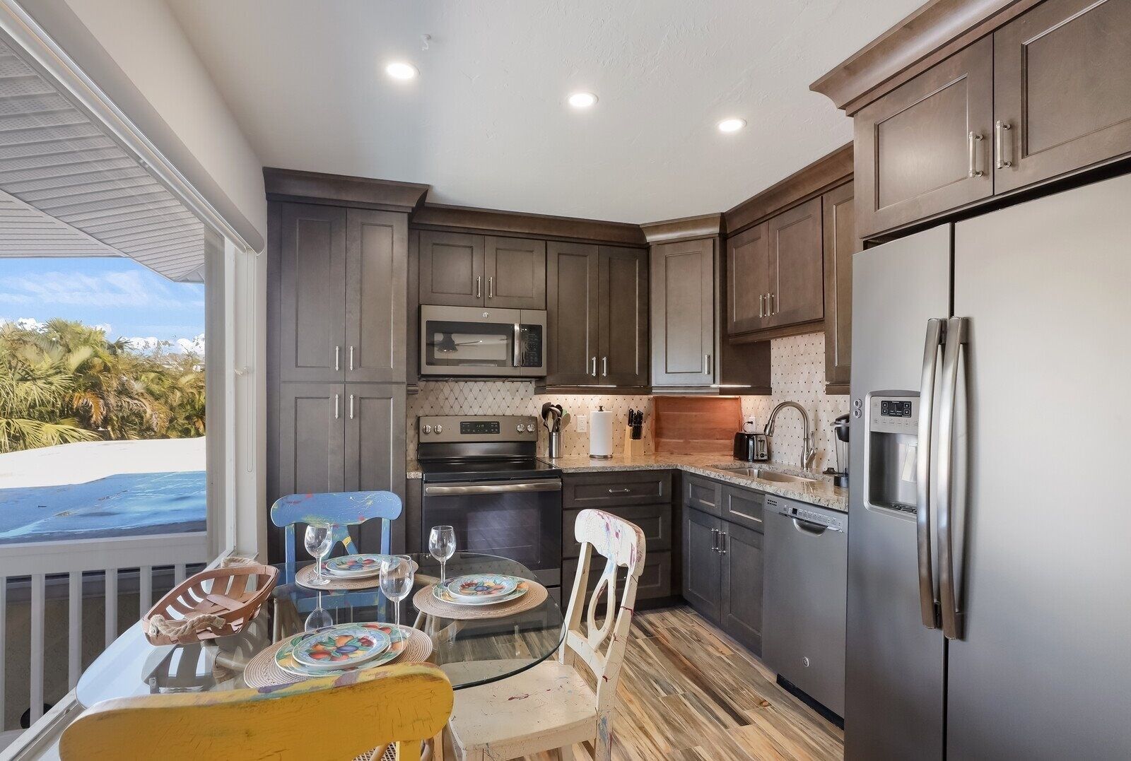 Ferienhaus, 4 Schlafzimmer | Eigene Küche | Kühlschrank, Wasserkocher mit Kaffee-/Teezubehör, Toaster