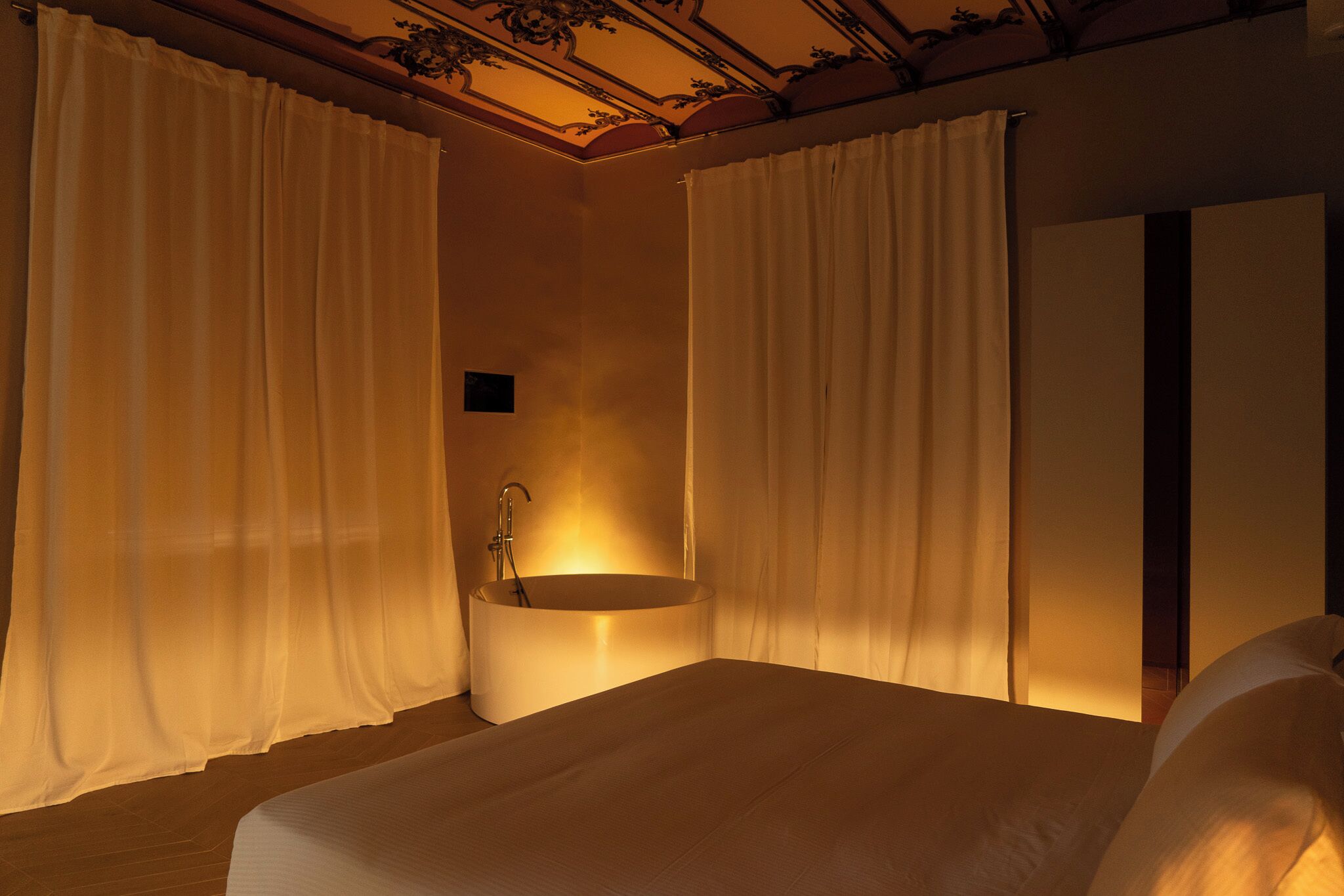 Luxury Double Room, Balcony, City View | In-room safe, desk, laptop workspace, iron/ironing board