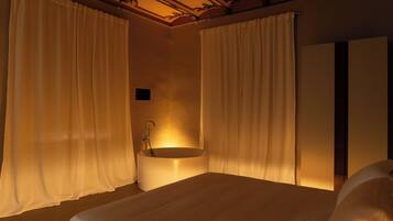 Luxury Double Room, Balcony, City View | In-room safe, desk, laptop workspace, iron/ironing board