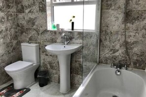 Hair dryer, towels