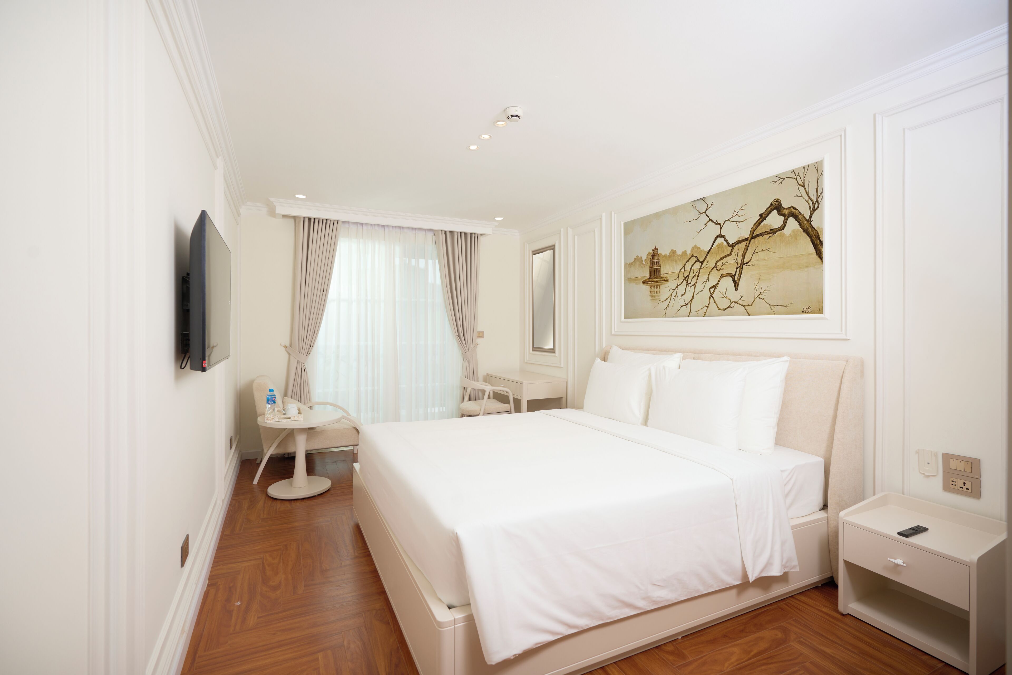 Kamar Double Deluks | Brankas, meja kerja, tirai kedap cahaya, dan kedap suara