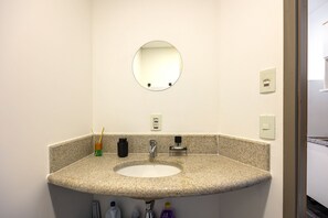 Hair dryer - Beautiful studio in São Caetano Barcelona ap201 (São Caetano do Sul)