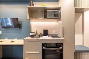 Microwave, oven, coffee/tea maker