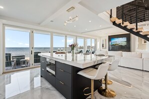 House, Multiple Beds, Patio, Ocean View (Crescent’s Pearl) | Interior - Brand New Home Ocean Views Wolf Appliances (Wells)