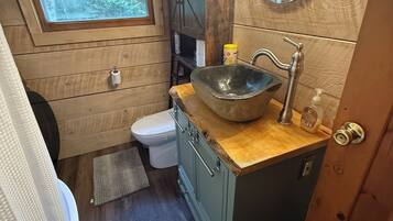 Towels, soap, toilet paper