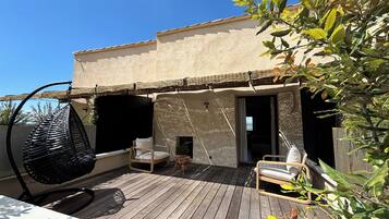 Chambre Double, vue vallée | Terrasse/Patio