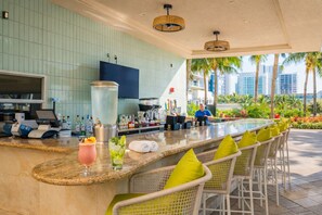 Bar (on property) - 1 Bed, 2 Bth Condo at the Palm Beach Marriott Singer Island resort and spa hotel (Riviera Beach)