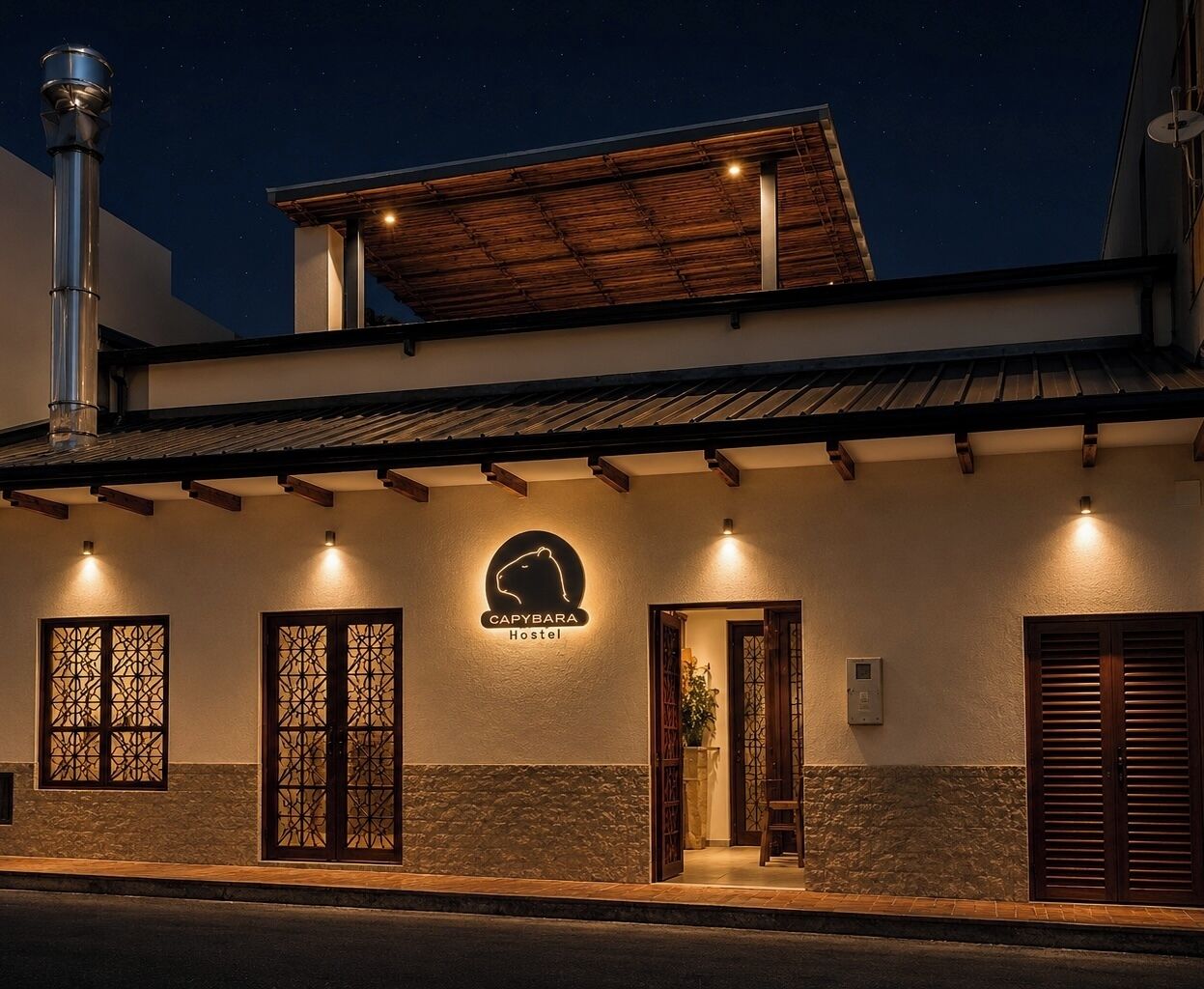 Fachada da propriedade