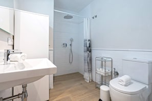 Hair dryer, towels