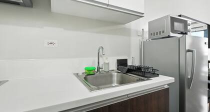 Room-sleek Studio With City Views on the