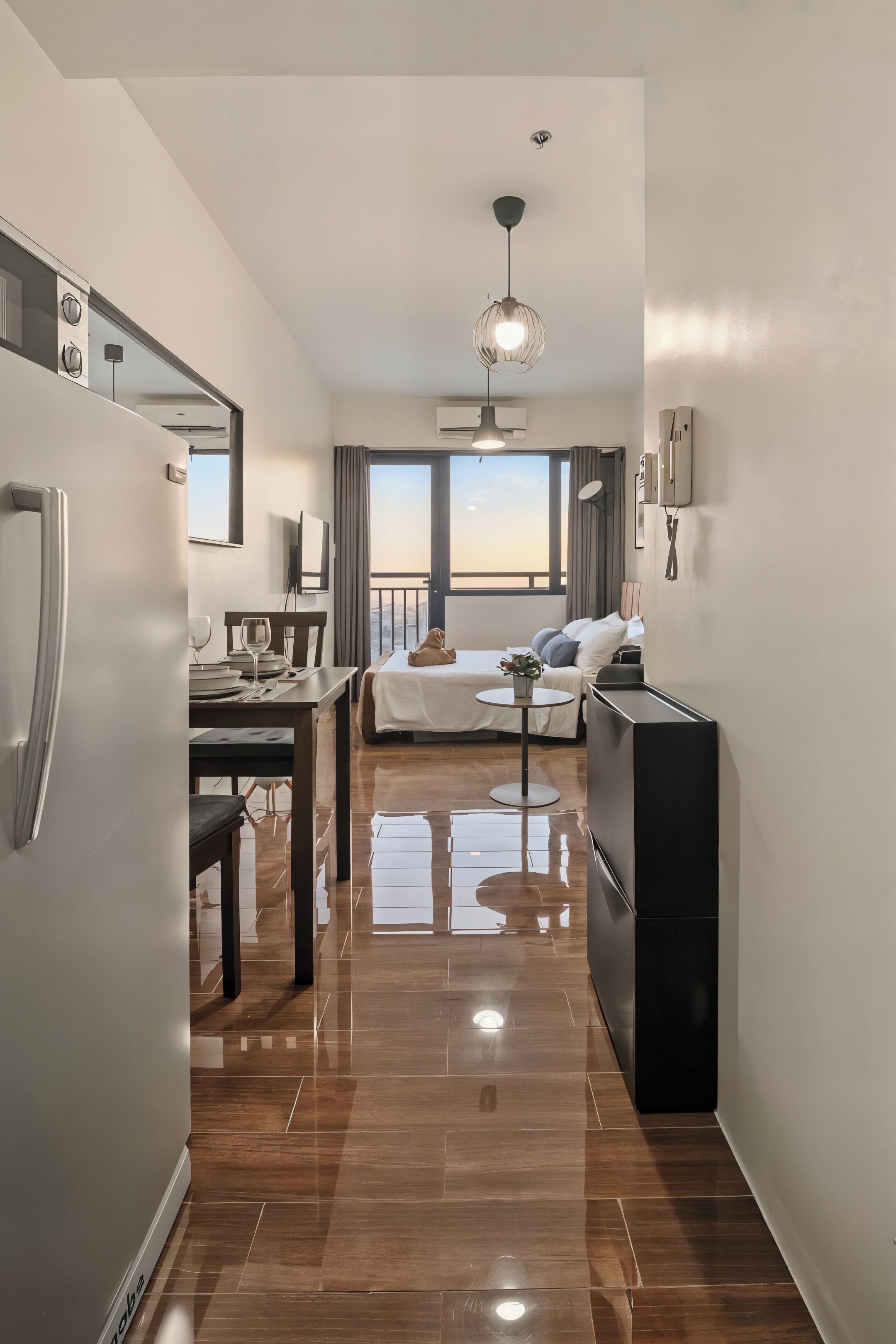 Chambre, 1 chambre, piscine privée, vue ville | Intérieur