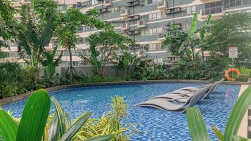 Room, 1 Bedroom, City View | Pool | Outdoor pool