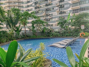 Zimmer, 1 Schlafzimmer, Stadtblick | Pool