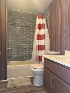 Shower, bidet, soap, shampoo