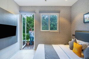 Habitación Deluxe doble, balcón, vistas al jardín | Vistas del balcón
