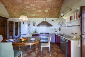 Fridge, oven, dishwasher, coffee/tea maker