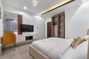 1 室のベッドルーム、アイロン / アイロン台、WiFi、ベッドシーツ