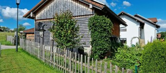 Bavaria apartment with tiled stove and terrace