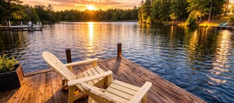 Luxury Lakefront Home with Pool, Game Lounge & Private Pier