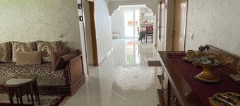 House (level1) 10 mn beach Mehdia Kénitra in magnificent villa peaceful calm