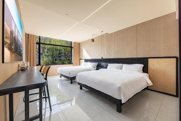 Premier Twin Room | Egyptian cotton sheets, premium bedding, down comforters -  珠珠酒店（上海浦东国际机场店） (Shanghai)