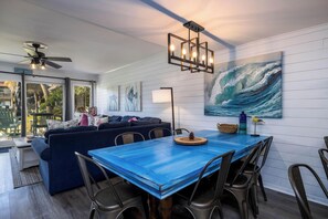 Condo, Multiple Beds, Balcony, Pool View (322 Captain John Fripp VIlla) | Dining