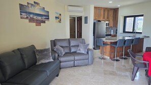 Living area - OCEAN-Front!! Just Remodeled 1-bedroom condo. Misiones3201com. 2 Pools. MORE! (Cabo San Lucas)