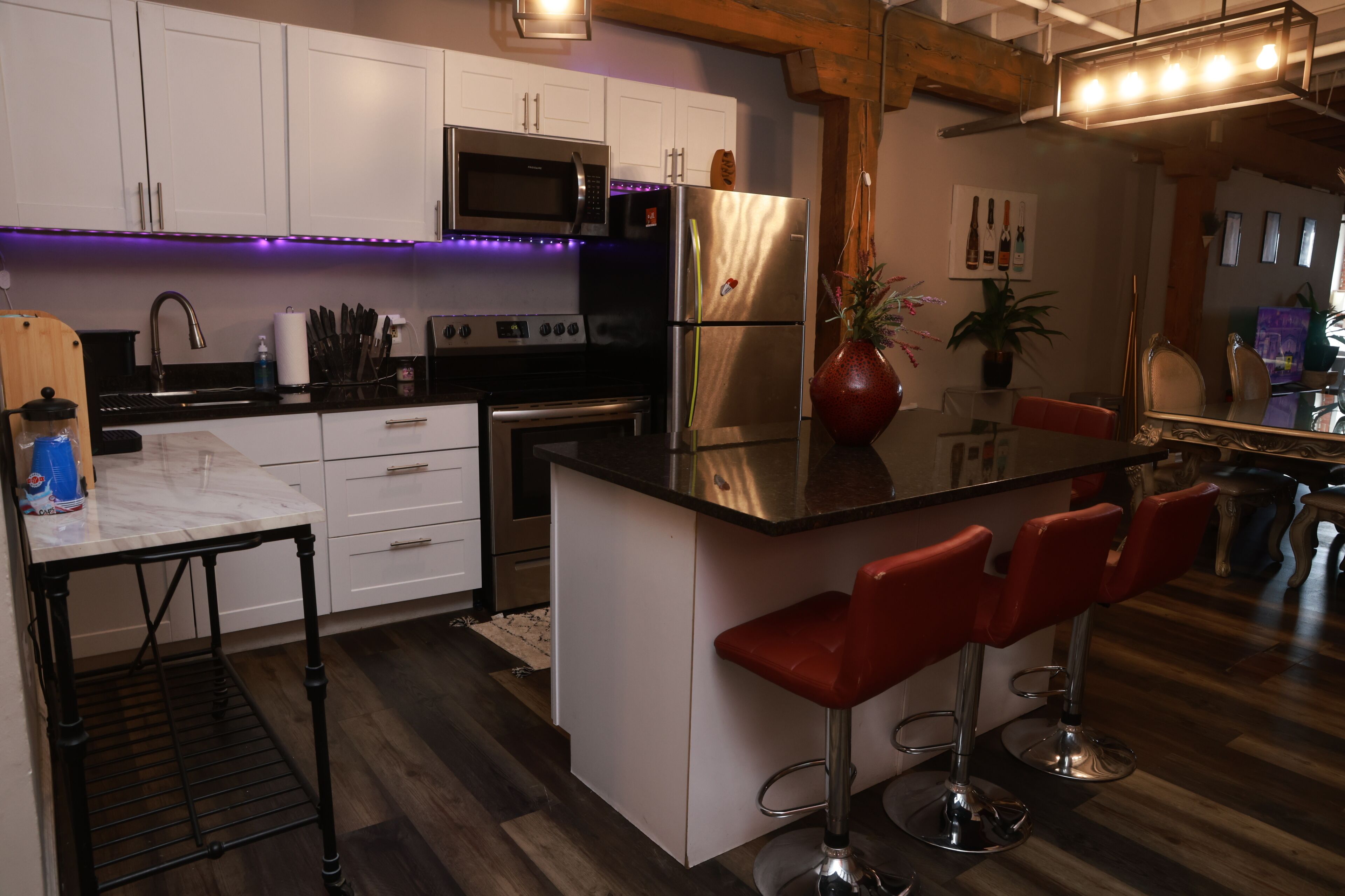 Microwave, oven, stovetop