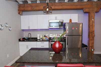 Eclectic Industrial Loft in Detroit's Corktown + Free Parking