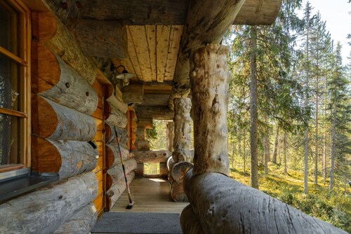 Comfy Cabin Retreat Close To The Rukatunturi Ski Slopes