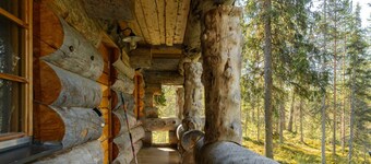 Comfy Cabin Retreat Close To The Rukatunturi Ski Slopes