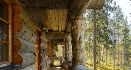 Comfy Cabin Retreat Close To The Rukatunturi Ski Slopes