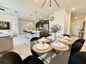 Dining - Make yourself at home in this charming family getaway with a private pool. (Kissimmee)