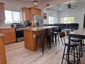 Microwave, oven, stovetop, dishwasher - Fully Remodeled Downtown Gem Modern Comfort 3 Bedroom Sleeps 8 Plenty of Parking (Price)