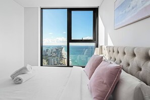 2 室のベッドルーム、アイロン / アイロン台、WiFi、ベッドシーツ