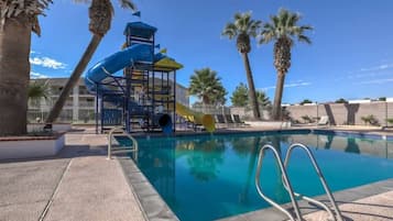 Indoor pool, outdoor pool