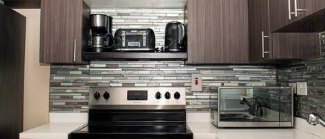 Microwave, oven, stovetop
