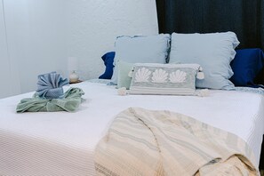 1 多间卧室、熨斗/熨衣板、WiFi、床单