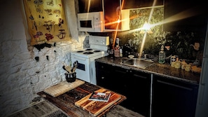Microwave, oven, stovetop