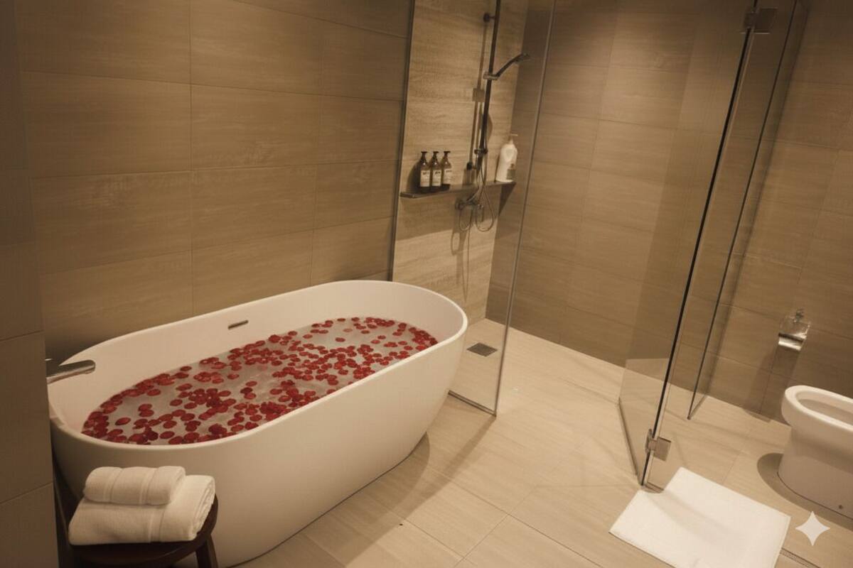 Signature-Suite, Stadtblick | Schallisolierte Zimmer, Bügeleisen/Bügelbrett, kostenloses WLAN