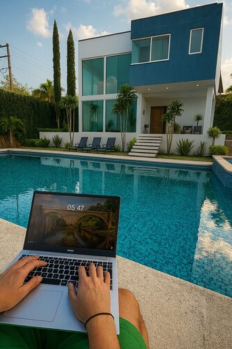 Finca Flor de Loto - House with swimming pool in Tequesquitengo