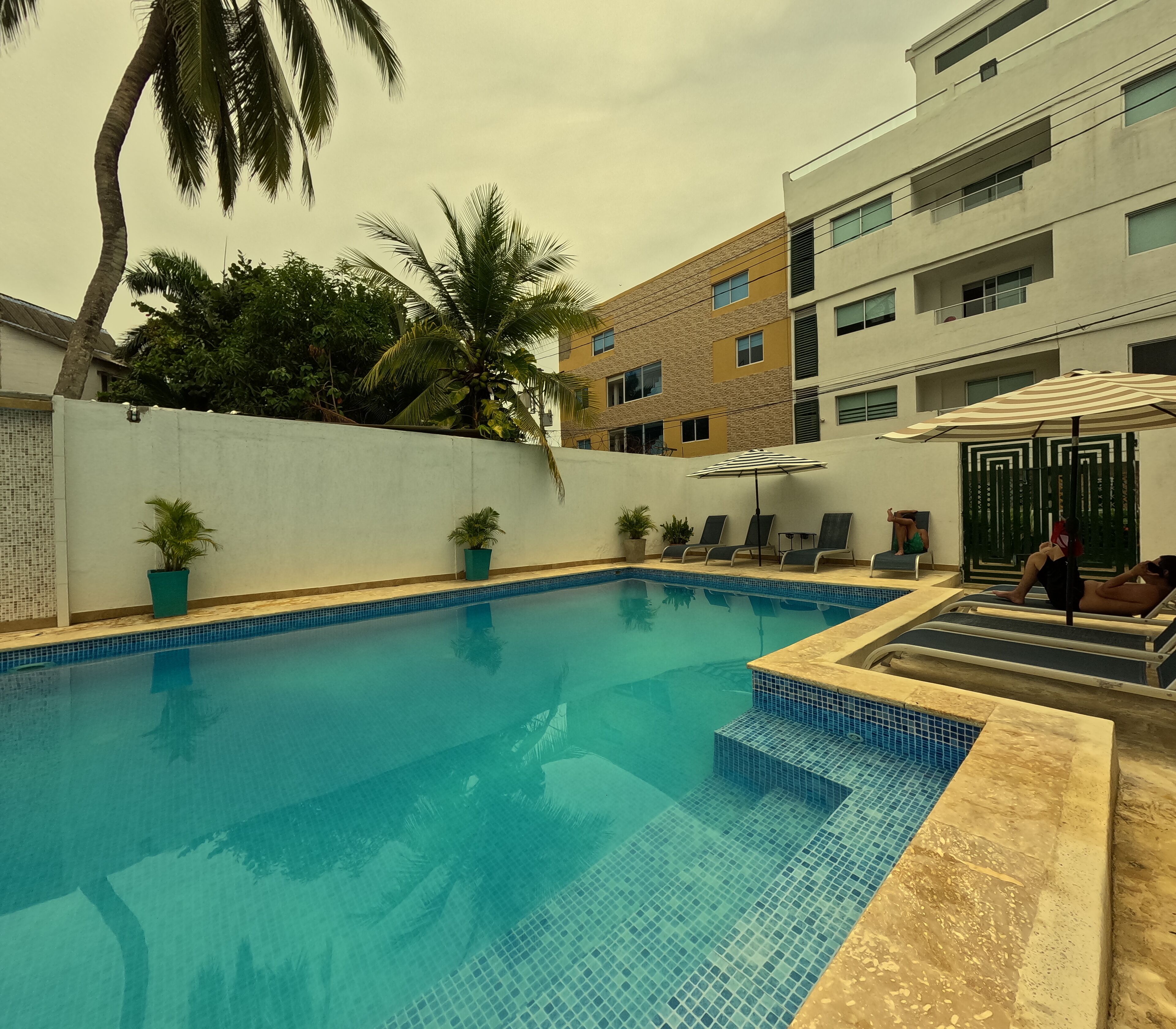 Indoor pool, outdoor pool