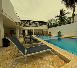 Beheizter Pool