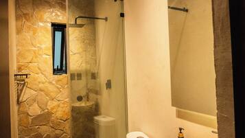 Towels, soap, toilet paper
