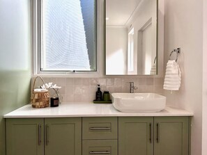 Shower, hair dryer