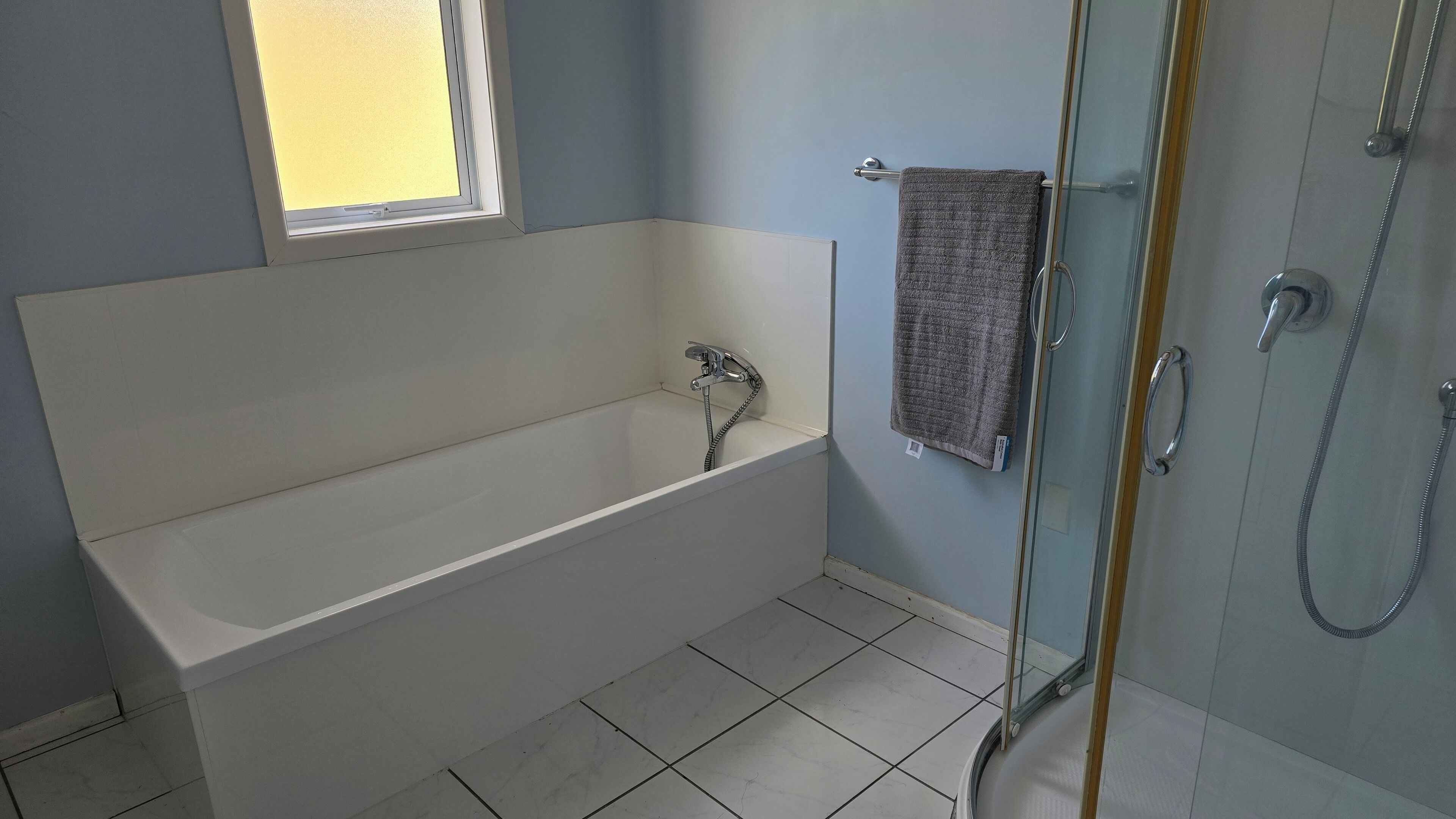 Towels, soap, toilet paper